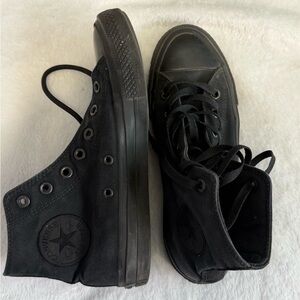 Taylor Black High-Top Sneakers